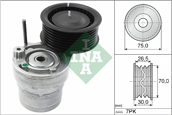 Belt Tensioner, V-ribbed belt